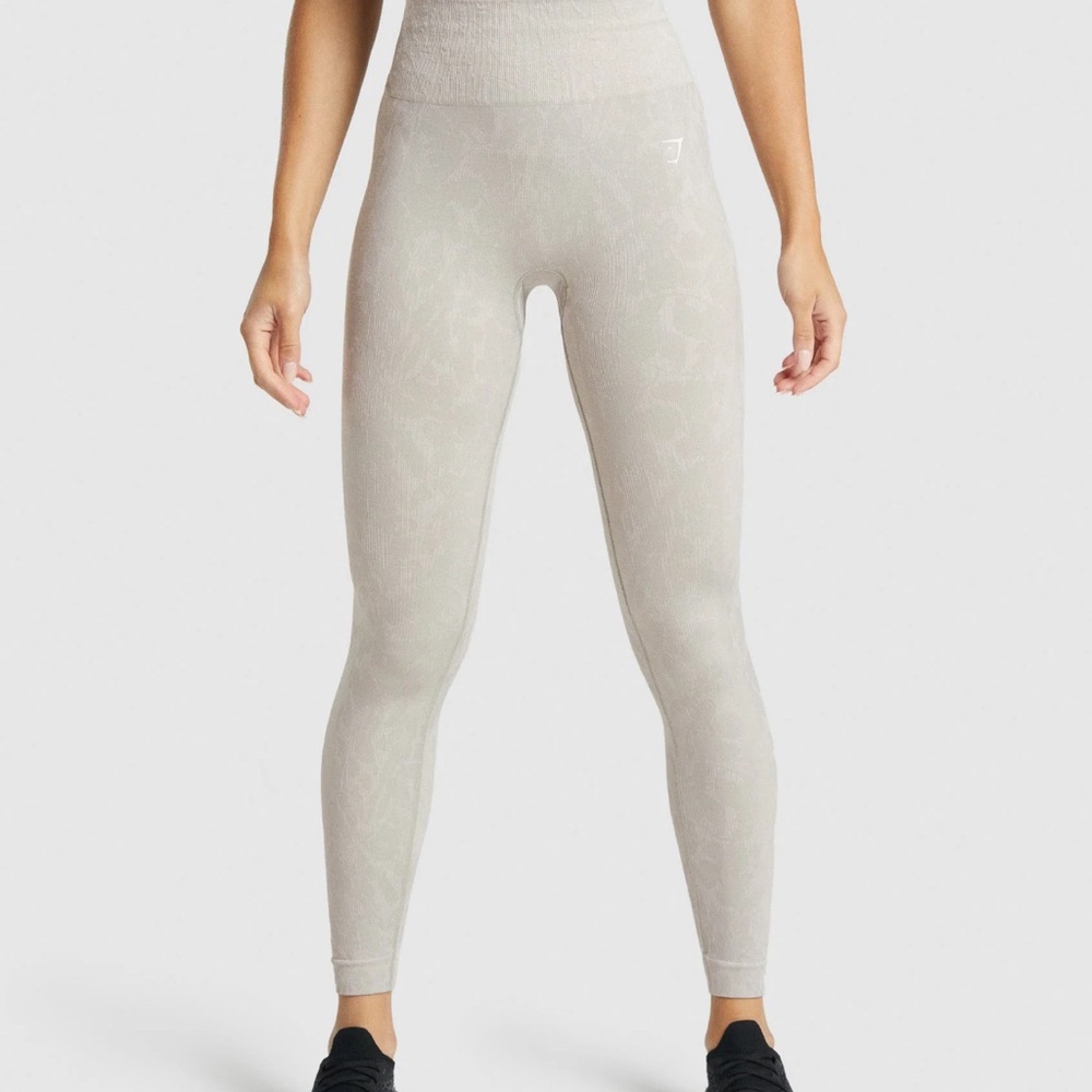 Seamless Cream Leggings